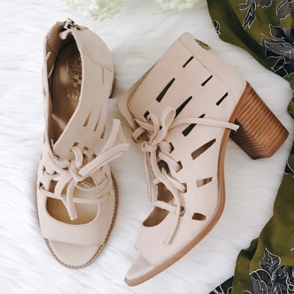 Vince Camuto Tressa Lace Up Sandal/Bootie